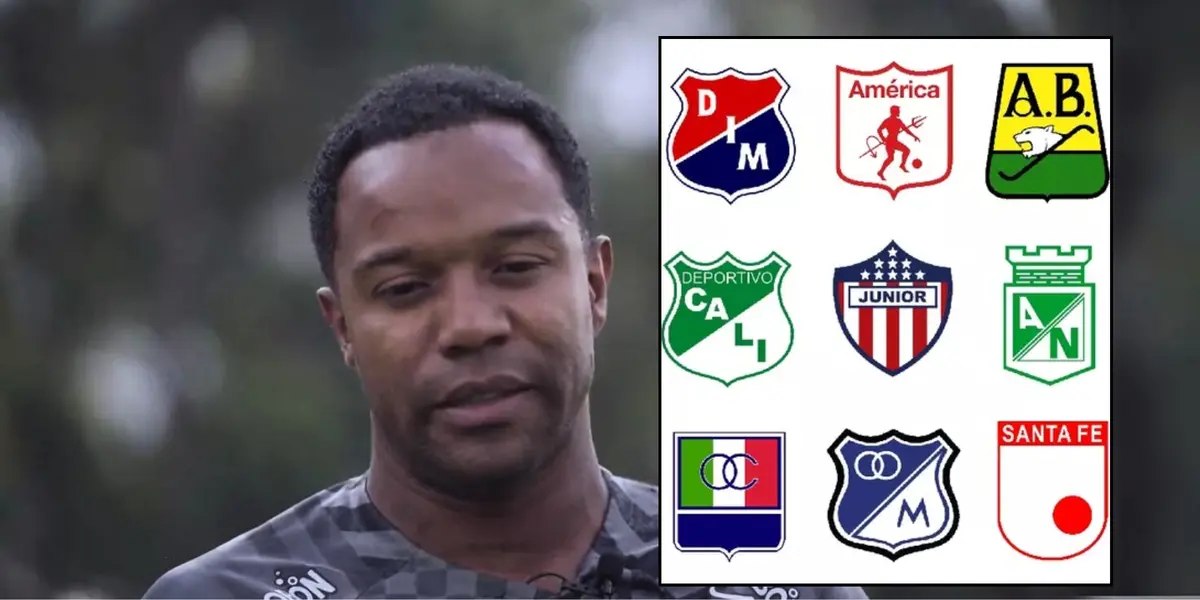 Dorlan Pabón en su despedida de Atlético Nacional y 9 logos de equipos de la Liga Colombiana