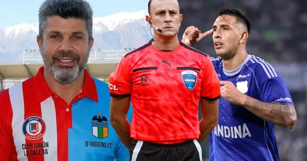 Dario Herrera, el arbitro del juego entre Millos vs. OHiggins