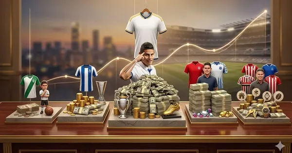 La fortuna que ha ganado James