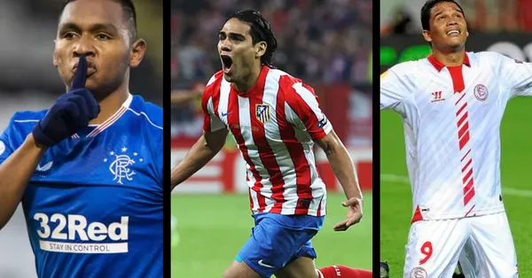 Los máximos goleadores colombianos en Europa