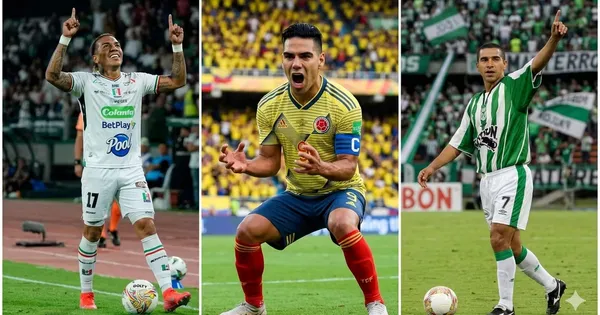 Los goleadores más importantes de la historia de Colombia