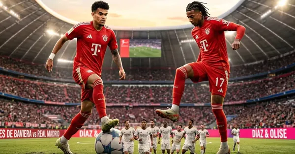 Díaz y Olise humillaron al Real Madrid