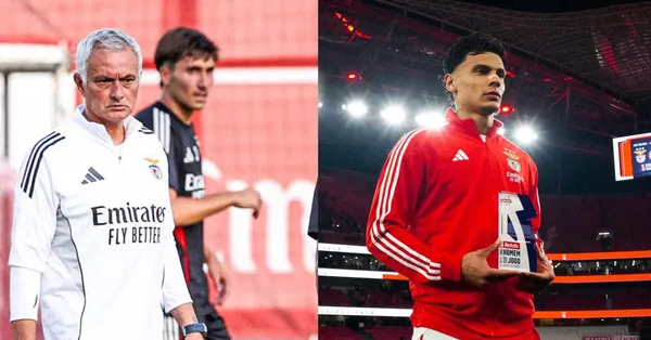 el pedido desesperado de Richard Ríos a Mourinho