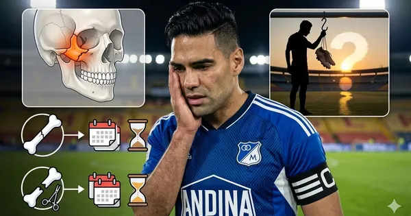 ¿Cuelga los botínes tras su última lesión? Sin contrato y con el tiempo en contra, la situación de Falcao en Millos