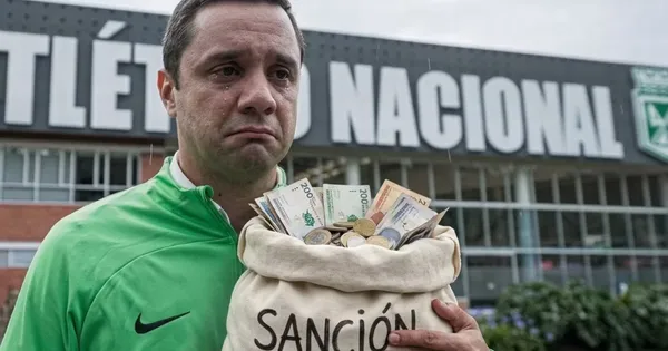 La sanción de la DIMAYOR a Nacional