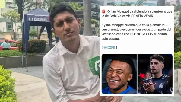 Kylian Mbappé habló mal a espaldas de Federico Valverde: "No es un líder"
