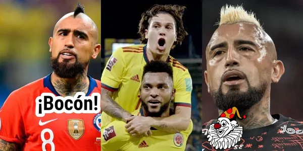 A Arturo Vidal volvió a llegarle el karma, un jugador que suele hablar mucho antes de los partidos y luego termina haciendo el ridículo.