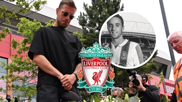 A Diogo Jota se le rinden homenajes en todo Liverpool y ahora esto decidió el club Foto: LFC y Escudoteca