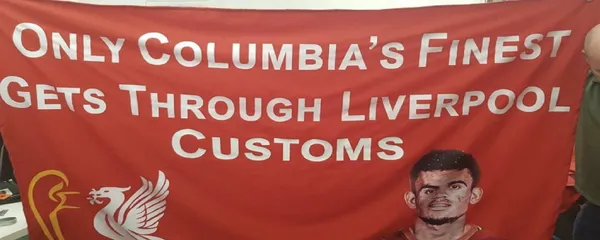 A horas de darse la final del torneo internacional los hinchas reds expusieron un polémico mensaje.