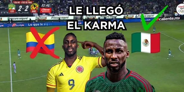 A Julián Quiñones le llegó el karma en México.