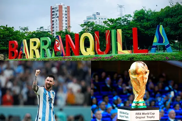 A Lionel Messi y a la Selección Argentina les hicieron un insólito homenaje en la ciudad de Barranquilla.