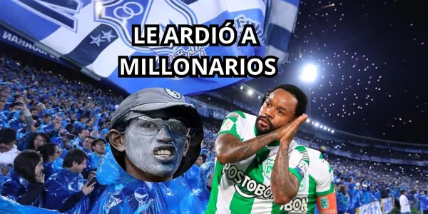 A los hinchas de Millonarios FC les dolió el gol que les hizo Dorlan Pabón.