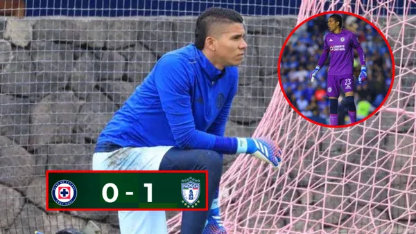 A pesar de derrota de Cruz Azul, la calificación a Kevin Mier en liga de México