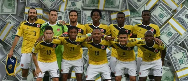 A pesar de ser eliminados en los octavos de final, el equipo colombiano se llevó una buena cifra.