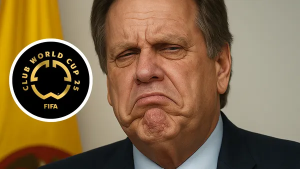 A Ramón Jesurún le dejaron un picante mensaje en pleno Mundial de Clubes Foto: Grox y FIFA