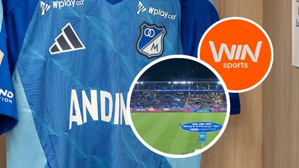 A todos tomó por sorpresa esta determinación del canal con Millonarios Foto: MFC, Captura de Win Sports y WIN