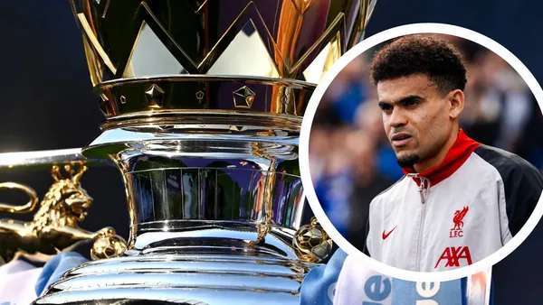 ¡A un paso del título! La acción de Luis Díaz en Inglaterra. Foto: Premier League y Luis Díaz