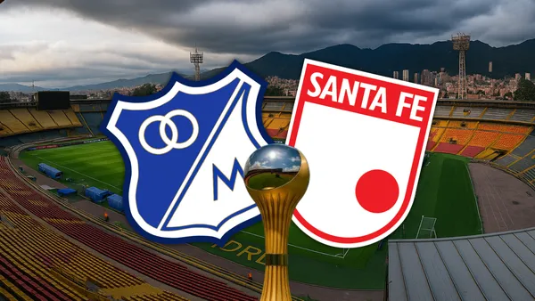 ¿Acertará? Eso advierte la IA sobre las próximas coronas de Millonarios y Santa Fe