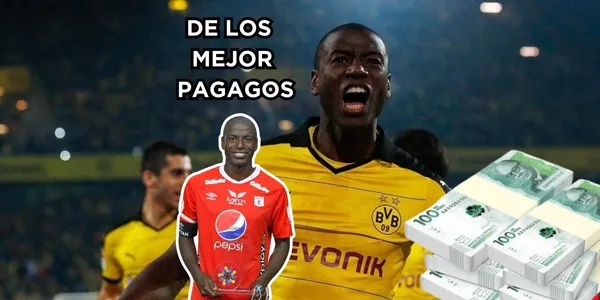 Adrián Ramos es de los mejor pagados en Colombia, pero ese monto no es ni la sombra de lo que ganaba en Borussia Dortmund.