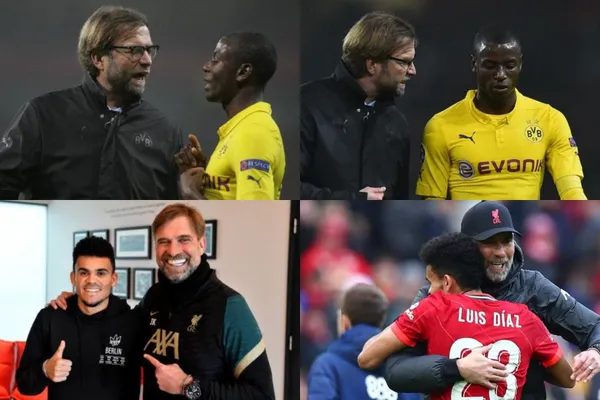 Adrián Ramos llegó a estar bajo el mando de Jürgen Klopp, no le fue muy bien al final, caso contrario a su paisano Luis Díaz.