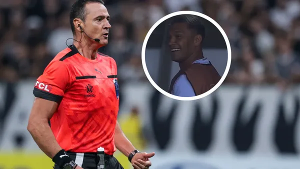 ¿Agrandado? La actitud de Roldán que causa polémica en el FPC. Foto: CONMEBOL y Captura de Win Sports