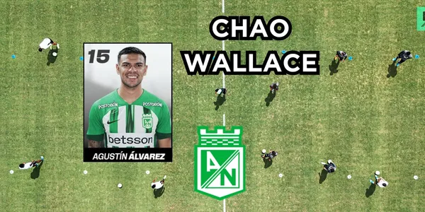 Agustín Álvarez Wallace jugador de Atlético Nacional. Foto tomada de Twitter Nacional.