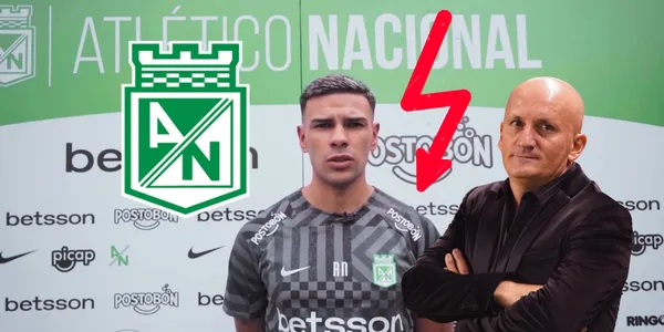 Agustín Álvarez Wallace no ha dado la talla en Atlético Nacional
