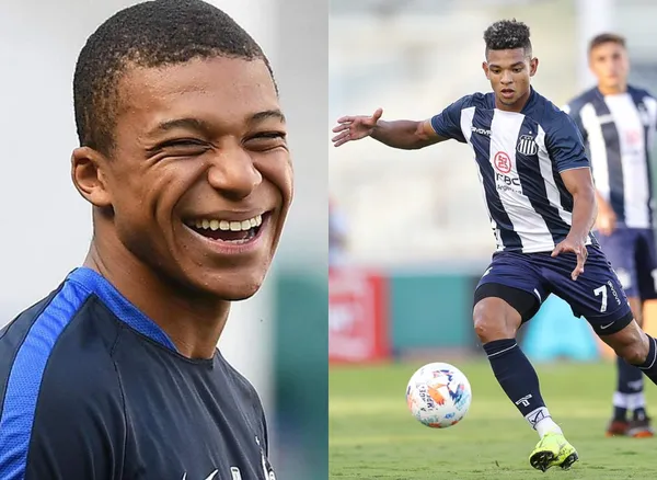 Al colombiano Diego Valoyes lo comparan con Kylian Mbappé en el fútbol de Argentina.