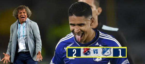 Al jugador parece que no le dolió la derrota de Millonarios ante Medellín