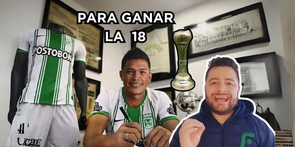 Alarcón habló sobre Teófilo y Nacional. Foto captura de pantalla Youtube El Futbolero Colombia y Facebook Fan Page Sangre Verdolaga.