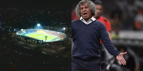 Albergo Gamero agarró una rabieta en el clásico entre Millonarios FC y el Club Independiente Santa Fe.