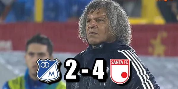 Alberto Gamero compareció ante los medios tras perder contra Santa Fe.