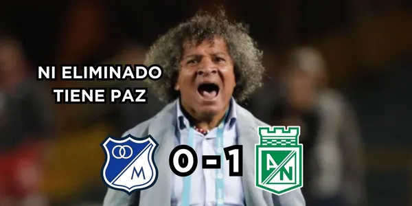 Alberto Gamero desató su furia en Millonarios FC tras perder contra Atlético Nacional.