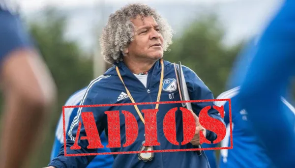 Alberto Gamero dirigiendo a Millonarios de Colombia. FOTO: El Colombiano