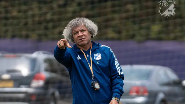 Alberto Gamero. Foto: redes de Millonarios.