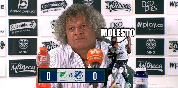 Alberto Gamero habló tras el partido entre Deportivo Cali contra Millonarios FC.