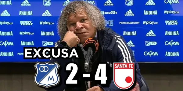 Alberto Gamero habló en Millonarios FC tras perder por goleada contra Santa Fe.