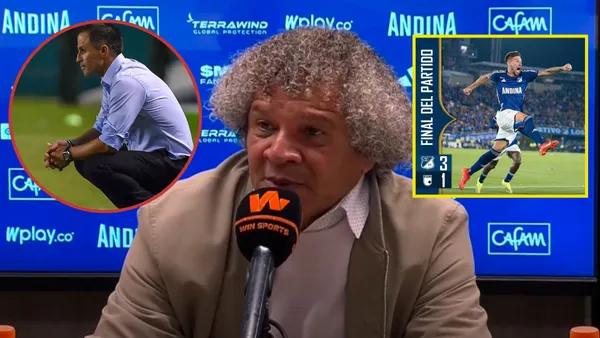 Alberto Gamero le dio cátedra a Peirano, lo que dijo tras triunfo de Millonarios