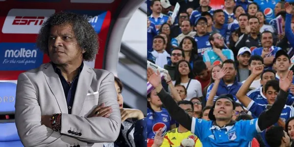 Alberto Gamero se ganó las críticas de un sector de la hinchada de Millonarios, luego del partido contra Junior.