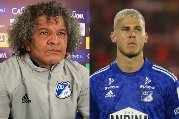 Alberto Gamero sorprendió en la rueda de prensa tras la victoria de Millonarios ante Junior teniendo un gran gesto con Juan Pablo Vargas