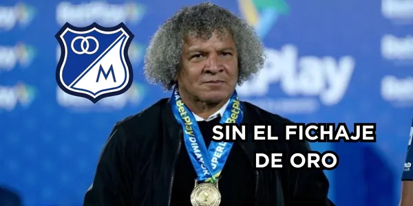 Alberto Gamero tiene la baja del fichaje de oro en Millonarios FC.