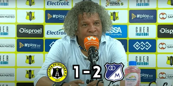 Alberto Gamero tuvo autocrítica con el equipo, a pesar de haber ganado el encuentro contra Alianza Petrolera.