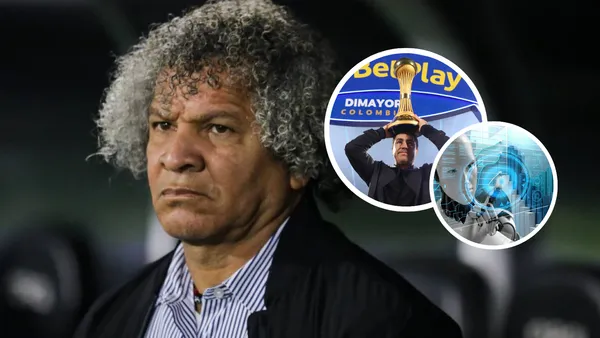 Alberto Gamero y Efraín Juárez Foto: El Espectador, Win Sports y ACWEB