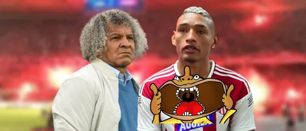 Alberto Gamero y Jermain Peña.