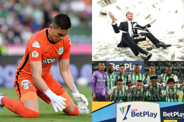 Aldair Quintana perdió su puesto con Kevin Mier y fue borrado en Atlético Nacional