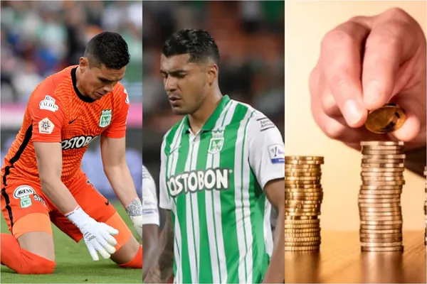 Aldair Quintana no vive un buen presente en Atlético Nacional y podría salir del club