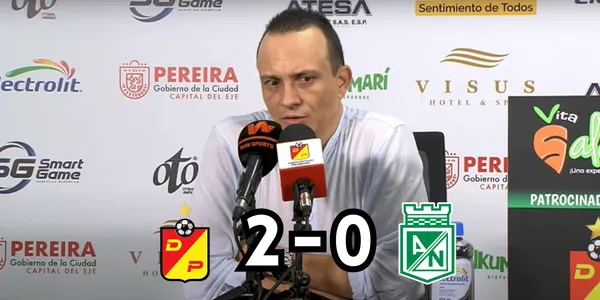 Alejandro Restrepo le restó importancia a este dato contra Atlético Nacional.