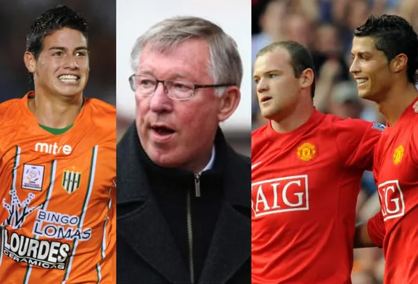 Alex Ferguson en el Manchester United descubrió con su método a talentos como Wayne Rooney y Cristiano Ronaldo, llegó a tener en la mira a James Rodríguez pero no le funcionó la fórmula.