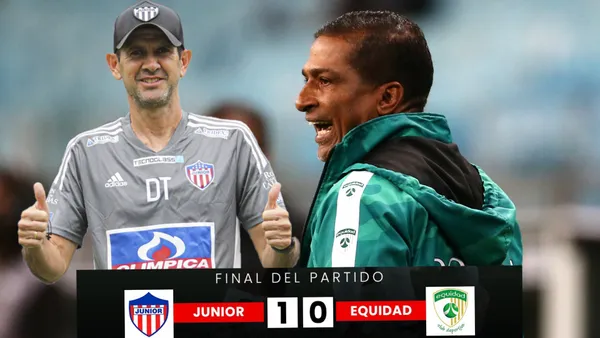 Alexis García dirigiendo a La Equidad