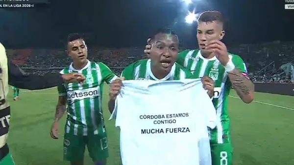 Alfredo Morelos falló un penal pero luego convirtió con Nacional - Captura de pantalla Win Sports